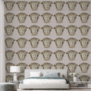 Papel Pintado Medusa Beige Diseñador
