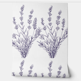 Papel Pintado Mejor diseño Floral Azul
