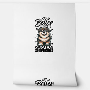 Papel Pintado Mejor vida con lechón caucásico