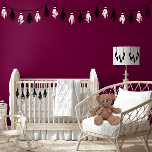 Papel Pintado Merlot de Moda Color Sólido Elegante