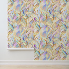 Papel Pintado Metallic Pastel Abstract Wallpaper