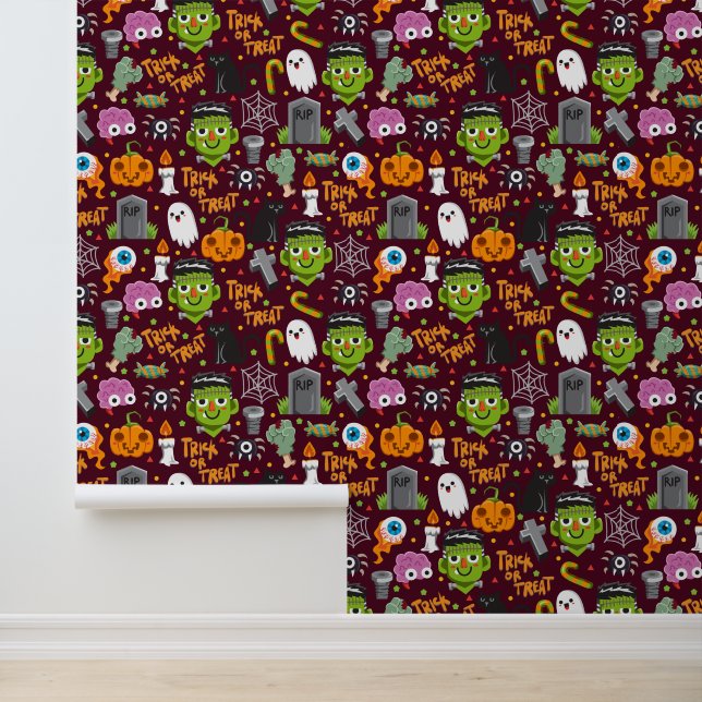 Papel Pintado Mezcla de Guay Halloween con azulejos (Solicitud)