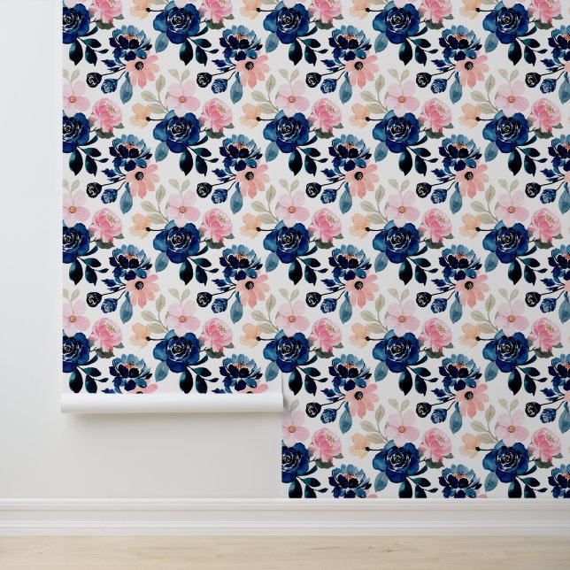 Papel Pintado Midnight Blue and Pink  (Solicitud)