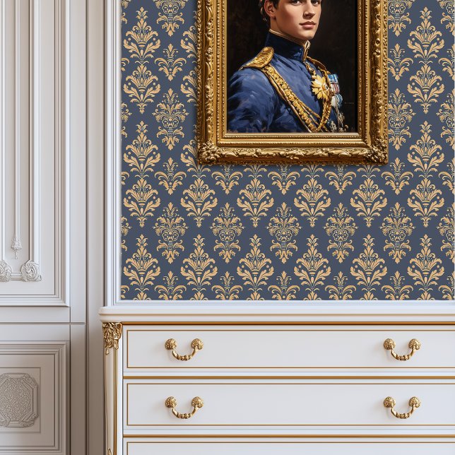Papel Pintado Midnight Gold Elegance Princescore (Midnight Gold Elegance Princesscore Wallpaper)