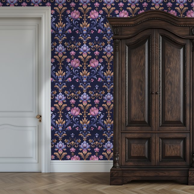 Papel Pintado Midnight Royal Bloom Princescore (Midnight Royal Bloom Princesscore Wallpaper)