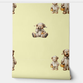 Papel Pintado Miel Sleepy Bears Nursery