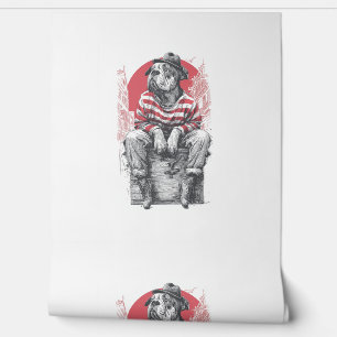 Papel Pintado Mime Mastiff - Perro gracioso silencioso