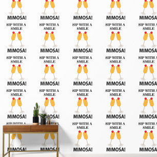 Papel Pintado Mimosa Sip Con Sonrisa Mimosa