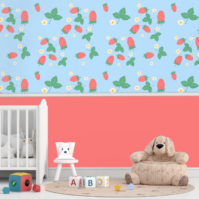 Papel Pintado Mini Flor de fresa (Subido por el creador)