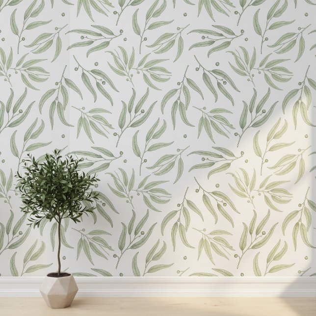 Papel Pintado Minimalist Eucalyptus Branches Sage ID1244 (Subido por el creador)