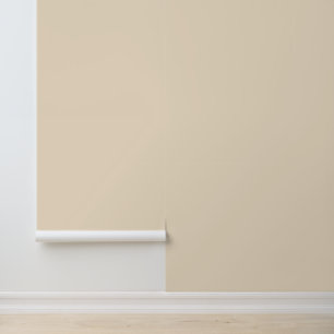 Papel Pintado Minimalista champán crema sólido llano elegante