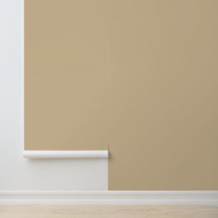 Papel Pintado Minimalista marrón claro kraft color sólido plano