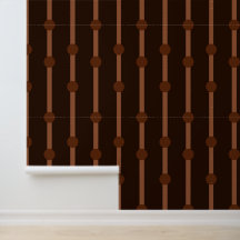 Minimalista marrón geométrico puntos y rayas
