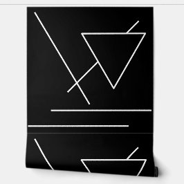 Papel Pintado Minimalista Moda moderna negra