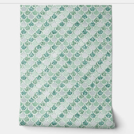 Papel Pintado Mint Purpurina Mermaid