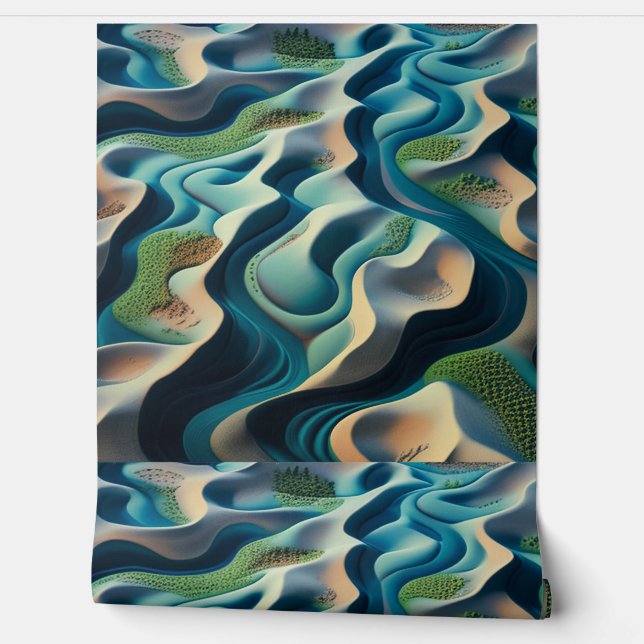 Papel Pintado Mirage Currents (Desenrollar)