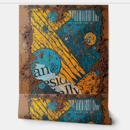 Papel Pintado Mixed Media Collage