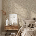 Papel Pintado Moda Art Deco Patrón de pluma floral Beige suave<br><div class="desc">Con este tapiz de moda Art Deco Peel & Stick, se eleva la decoración de la casa, mostrando un refinado patrón de plumas florales en un suave tono beige. El diseño refleja con elegancia la esencia de la época Art Decó, combinando el encanto vintage con la sofisticación moderna. El color...</div>