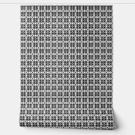 Papel Pintado Moda clásica Deco geométrico negro y blanco modern