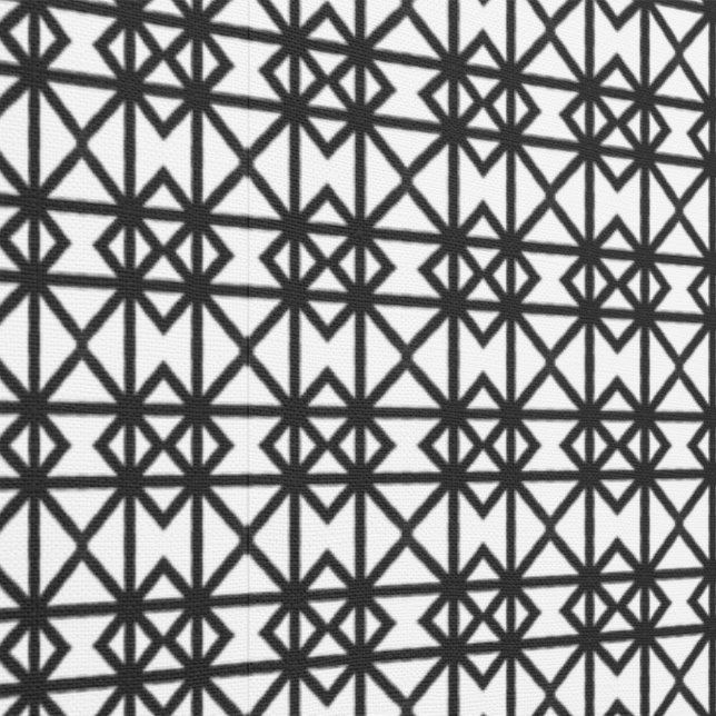 Papel Pintado Moda clásica Deco geométrico negro y blanco modern (Costura)