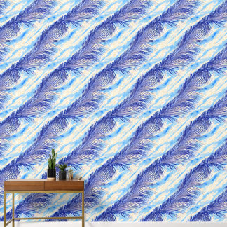 Papel Pintado Moda contemporánea de la hoja de palmera