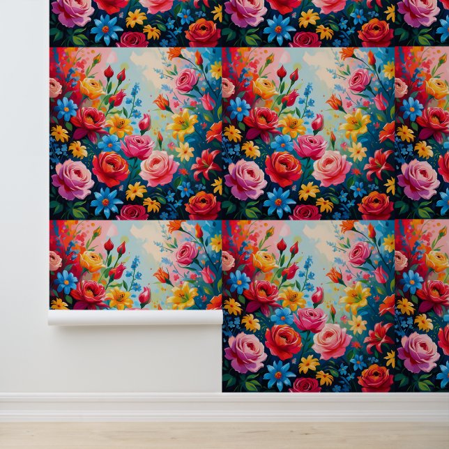 Papel Pintado Moda Jardín floral Dream Peel and Stick (Solicitud)