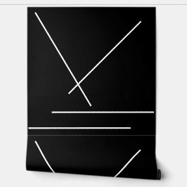 Papel Pintado Moda Moderna Minimalista En Blanco Y Negro