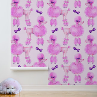 Papel Pintado Moda morada de cangrejo rosa