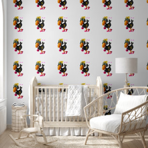 Papel Pintado Modern Bird Funny