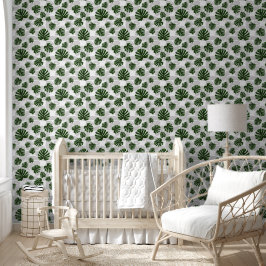 Papel Pintado Modern Boho Botanical Leaves Pattern