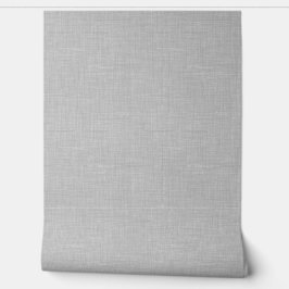 Papel Pintado Modern Home Office Grey Linen Look Texture