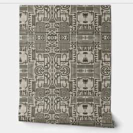 Papel Pintado Modern Labyrinth (hieroglyphic + sand) Luxury
