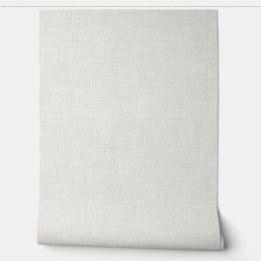 Papel Pintado Modern Off White Home Office Linen Look Texture