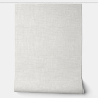 Papel Pintado Modern Off White Home Office Linen Look Texture