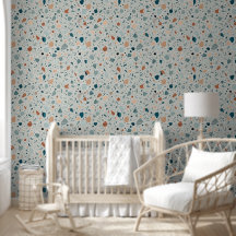 Modern Terrazzo Pattern with Pastel Chips