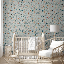 Papel Pintado Modern Terrazzo Pattern with Pastel Chips