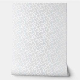 Papel Pintado Modern White Geometric Pattern Wallpaper