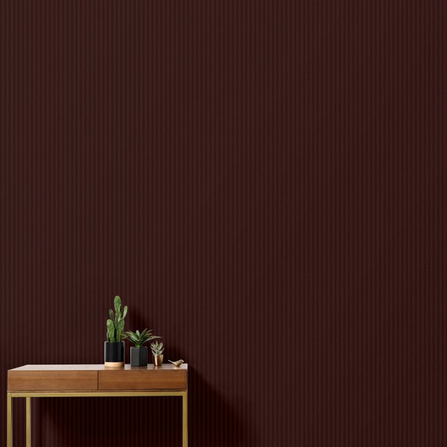 Papel Pintado Moderna Elegante Habitación De Banda Marrón Decora (Modern Elegant Brown Striped Room Home Wall Decor Wallpaper)
