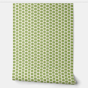 Papel Pintado Moderna fusión verde minimalista botánica