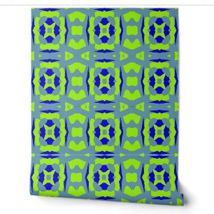 Papel Pintado Moderno azul verde clásico "Ratti_Creative_Arts"