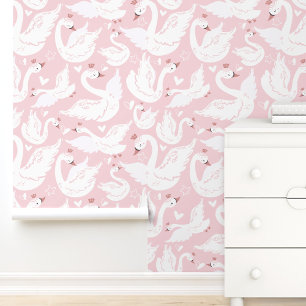 Papel Pintado Moderno y elegante salón de Chicas de guardería ro