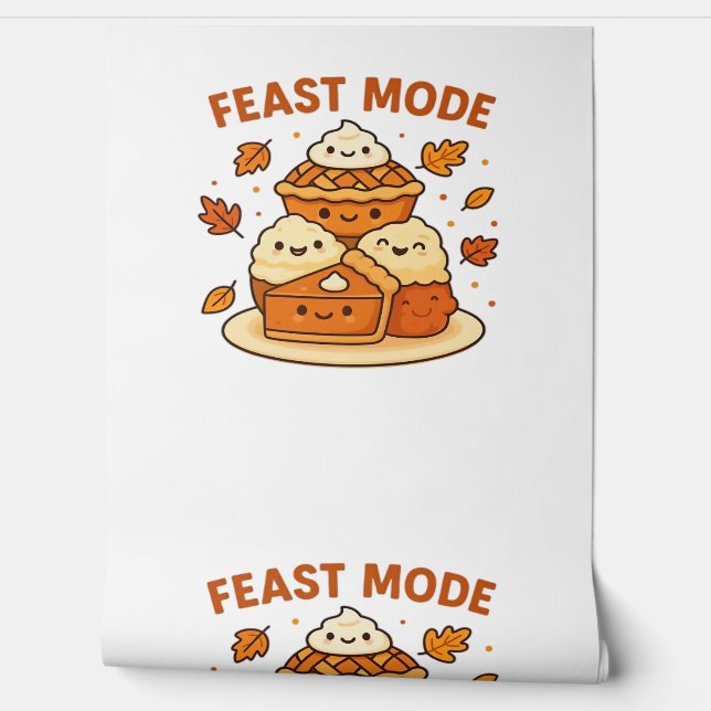 Papel Pintado Modo de fiesta - Comodidad de otoño - Comodidad de (Desenrollar)