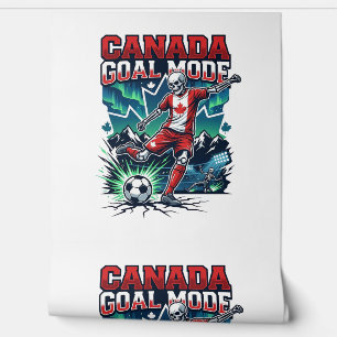 Papel Pintado Modo Gol Canadá Esqueleto Delantero Naciones Dinám