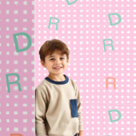 Papel Pintado Monogram pink