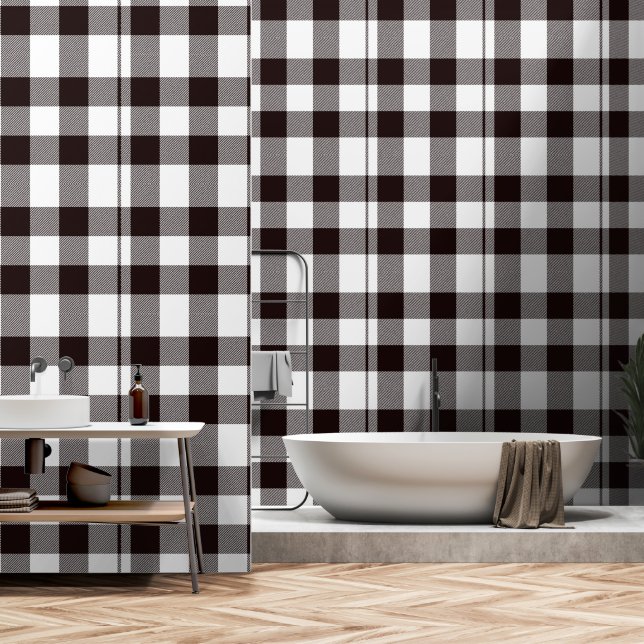 Papel Pintado Monograma de Moda Rustica (Baño)