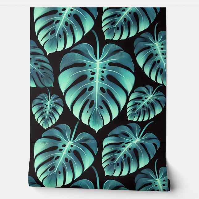 Papel Pintado Monstera Misteriosa (Desenrollar)