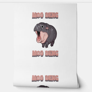 Papel Pintado Moo-Deng el bebé Hippo T-Shirt