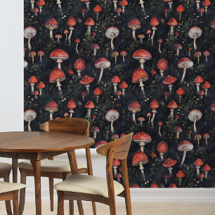 Papel Pintado Moody Mushroom Deja Cottagecore