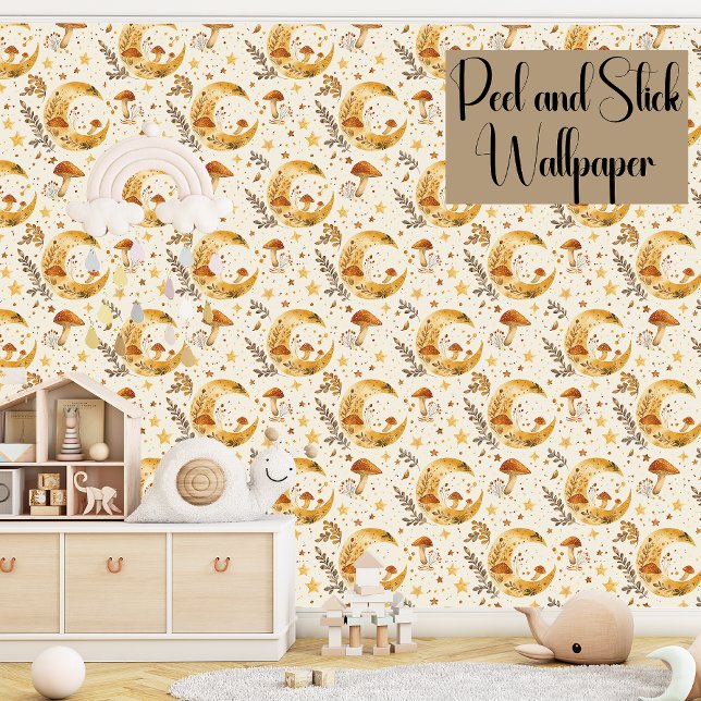 Papel Pintado Moonlight Celestial Mushroom Peel And Stick Fall (Subido por el creador)