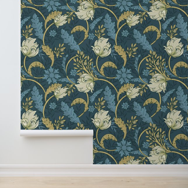 Papel Pintado Morris Garden Blue & Ivory (Solicitud)